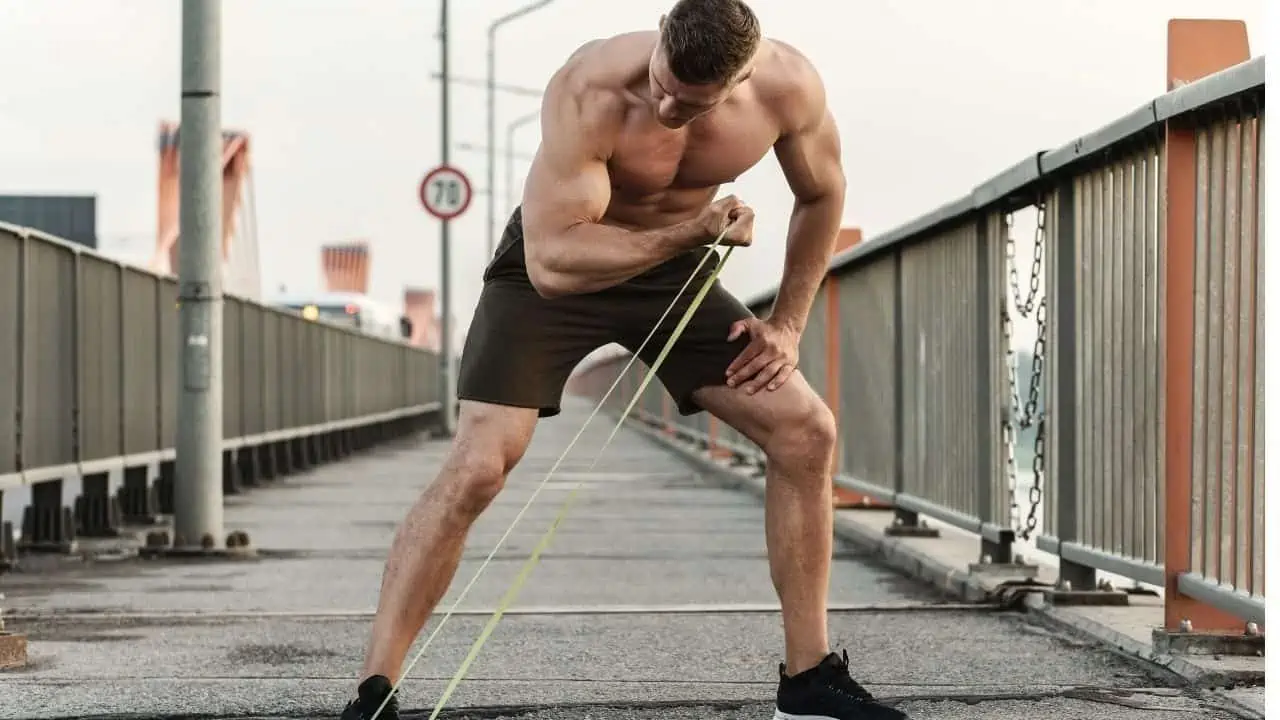 about us - training with resistance band